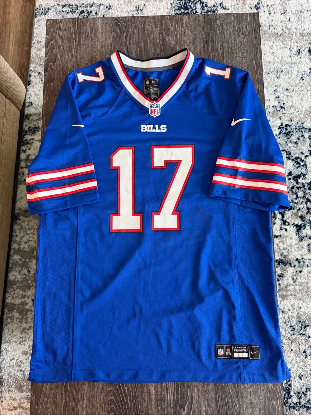 Nike Buffalo Bills #17 Josh Allen Football Jersey